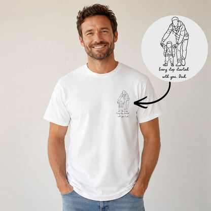 Custom Portrait T-Shirt – Personalized Gift