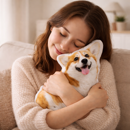 Custom Pet Shaped Pillow — Personalized from Your Photo