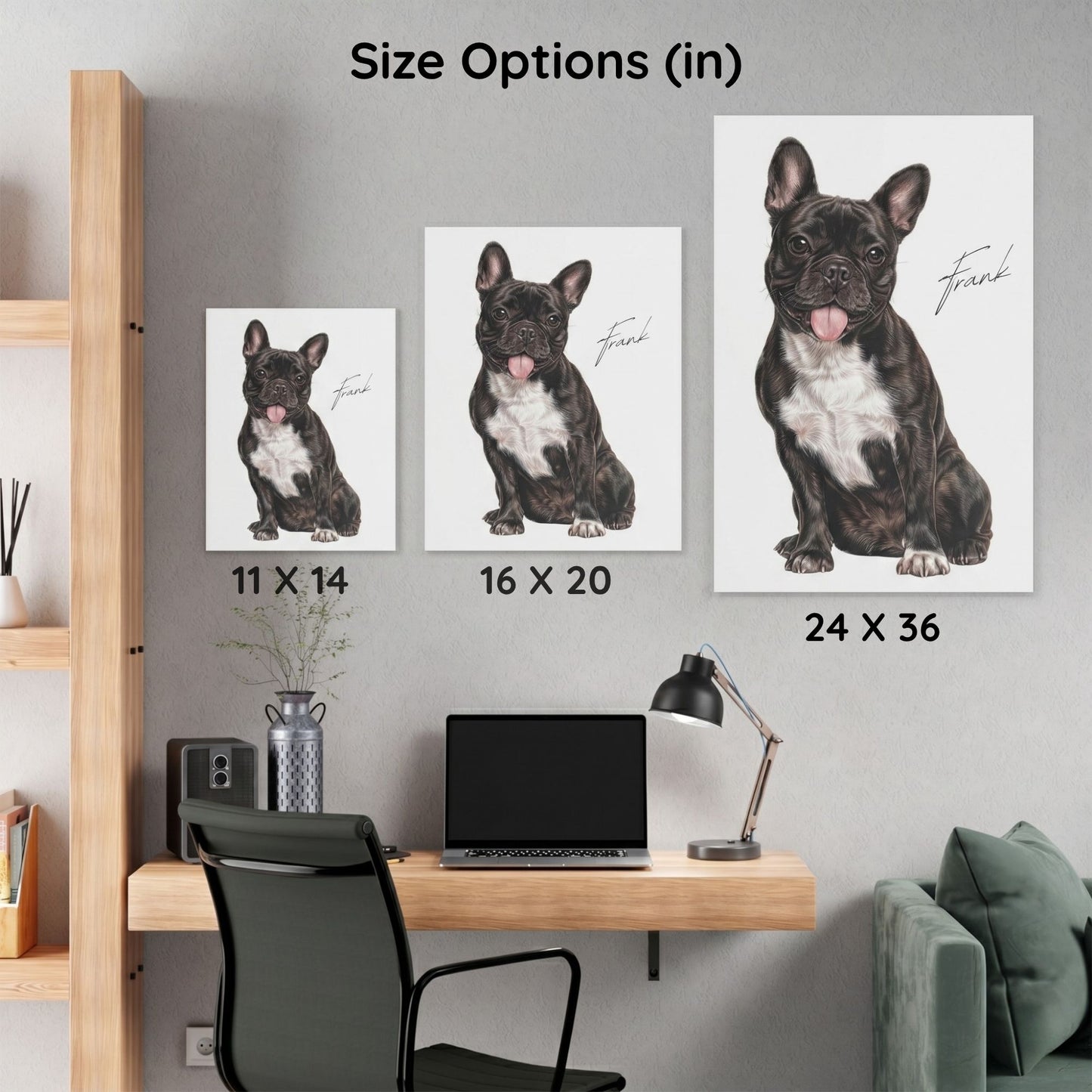 Watercolor Pet Portrait Canvas